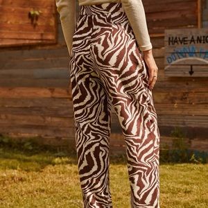 Shein Zebra print pants